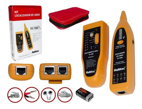 Localizador Cabos Tx 1500 | Display Sinal | Rastreamento Lan