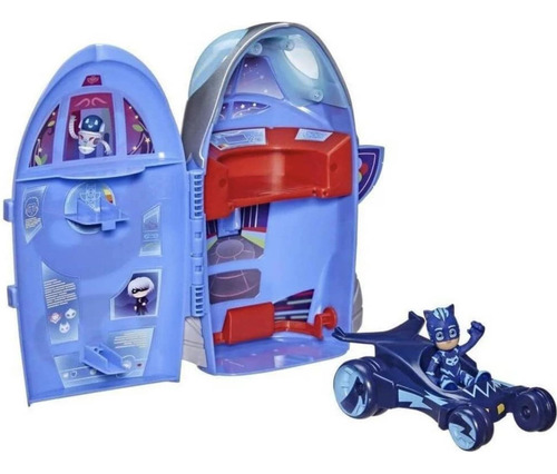 Figuara De Acción Pj Masks - Playset Cuartel General 2 En 1