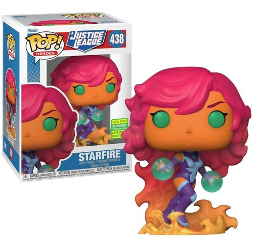 Boneco Funko Pop Starfire #438 Sdcc Exclusivo