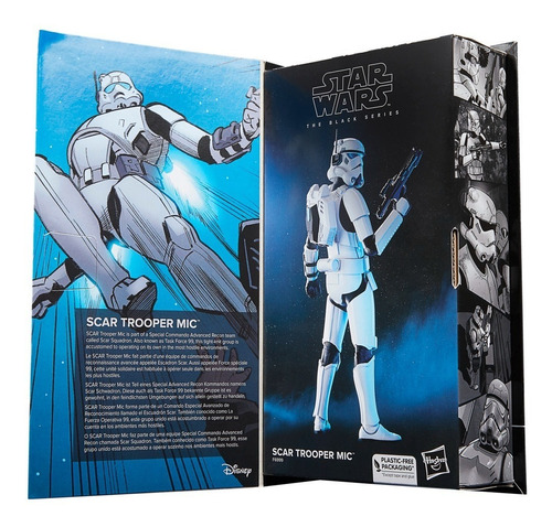 Figura De Acción Star Wars Disney Scar Trooper Mic +3