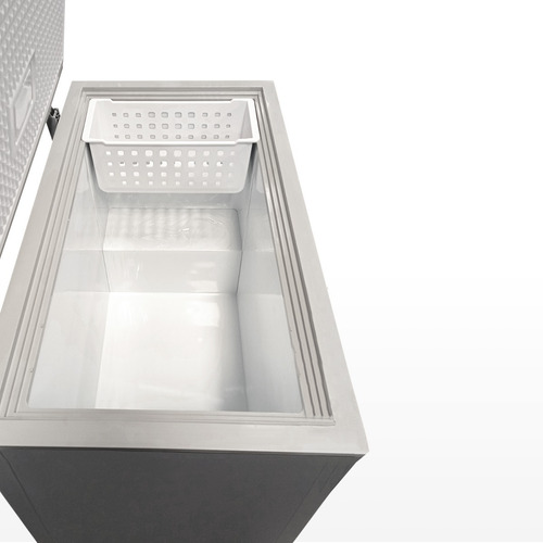 Imagen 3 de 5 de Congelador Horizontal 300 Litros Gris Gplus