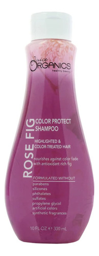 Champu Juice Organics De Color Rosa Para Proteger El Cabello