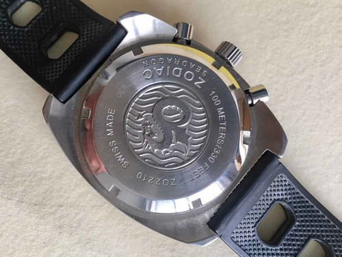Relógio Zodiac Chronograph Seadragon Branco