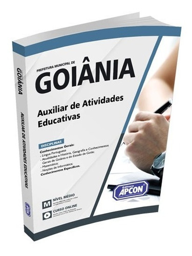 Apostila Pref Goiânia 2022 Auxiliar De Atividades Educativas