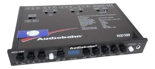 Equalizador 5bandas Audiobahn Aeq15bp Parametrico C/epicentr