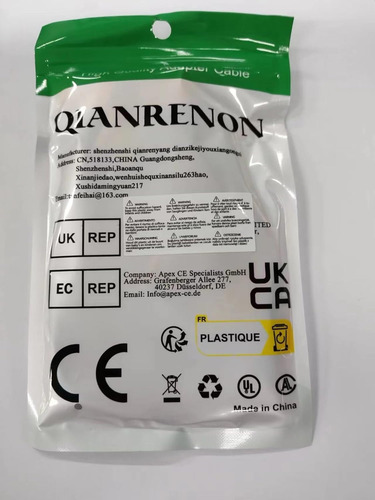 Qianrenon Rj11/rj12 6p6c Conector Impermeable De Montaje ...