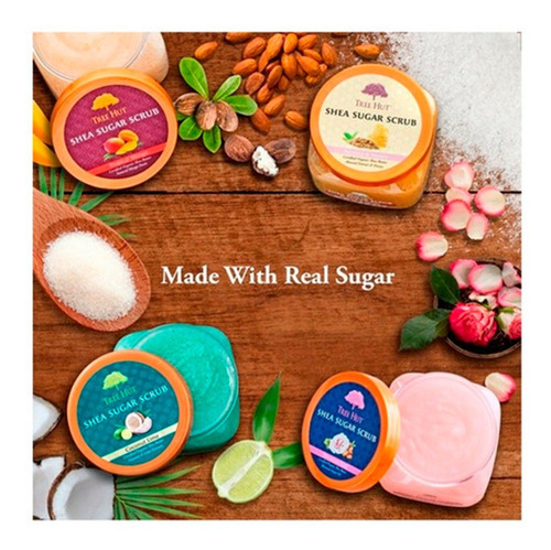 Tree Hut Sugar Body Scrub Exotic Bloom 510 Ml Importado