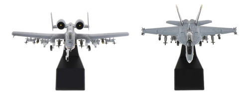 2 Piezas 1: 100 F / A-18 Strike Aircraft A-10 Attack Fighter