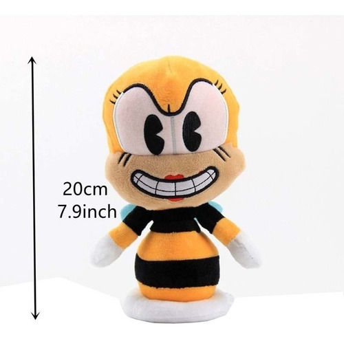 4 Unids/set 25cm Cuphead Figura De Peluche Juguetes De Muñec