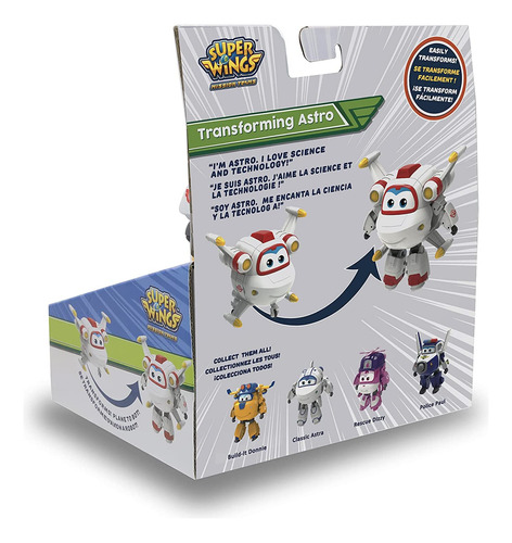 Super Wings Figura De Acción Transformadora De Avión Astro D