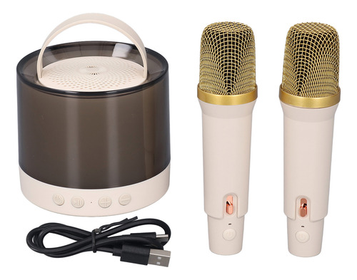 Altavoz Portátil De Karaoke Para Niños, Micrófono Dual
