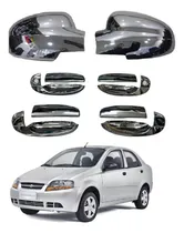 Comprar Kit Cromado Tapa Espejos Y Manillas Cromadas Aveo  05-10