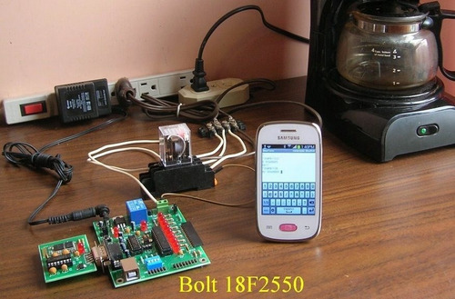Kit Desarrollo 18f2550 Bluetooth + Relevador Alta Potencia