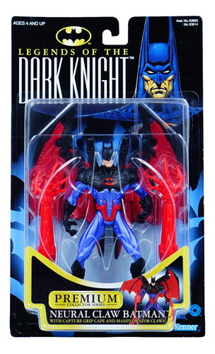 Kenner Dc Dark Knight Premium Neural Claw Batman 1996