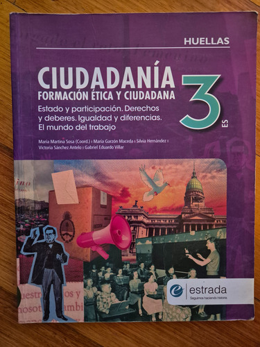 Libro Ciudadania 3 Muy Buen Estado (Usado)