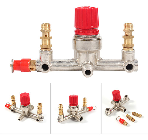Manifold Para Compresor De Aire Interruptor Válvula Presión
