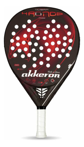 Raqueta De Pádel  Akkeron Cobra Kronos Color Rojo