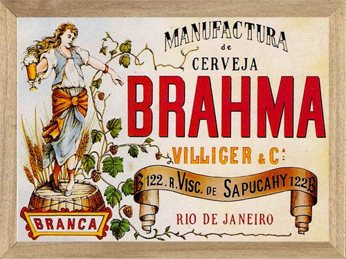  Brahma Cerveza Cuadros Posters Enmarcado Bebida        M578