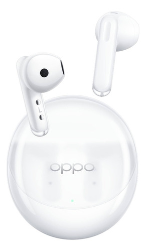 Audifonos Inalambricos Oppo Enco Air 3 Color Blanco Luz Verde Claro