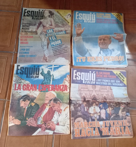 Lote De 4 Revistas Esquiu Color 