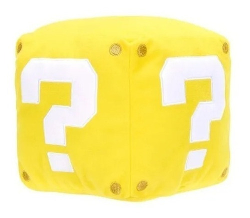 Peluche Question Block Con Sonido Super Mario Jakks Pacific