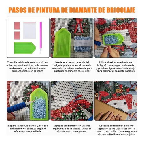 Pintura De Diamantes 5d Diy 60x40cm - Caballos Ee2