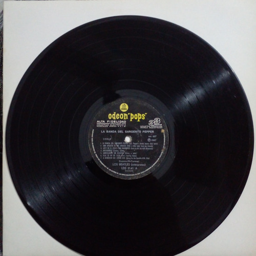 The Beatles La Banda Del Sargento Pepper Vinilo Lp 1ra Edic