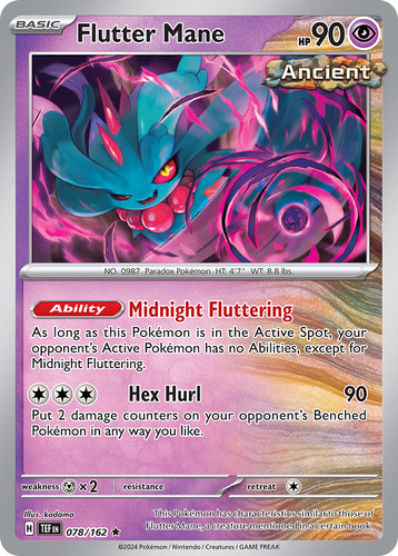 Flutter Mane 78/162 Temporal Forces Scarlet & Violet