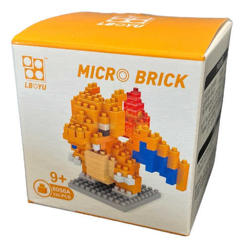 Micro Brick De Charizard - Mini Bloques Pokémon 230 Charizard
