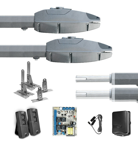 Kit Motor Ppa Pivotante Sk 1/4 Hp 2 Control Sup Portão 125kg