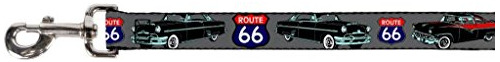 Correa Para Mascotas Con Hebilla - Route 66 Classics Grey - 