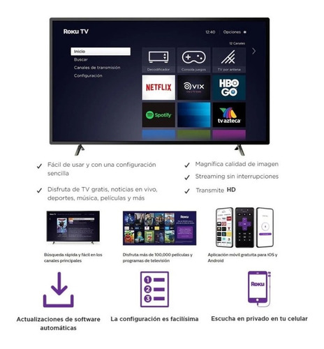 Smart Tv Jvc Led Si32r 32 Pulgadas Hd Usb Wi-fi Dolby Stereo