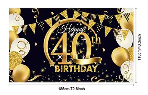 Decoración Para Fiesta De 40 Cumpleaños