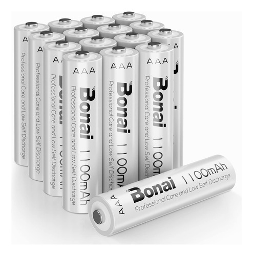 Bonai Bateras Recargables Aaa De 1.2 V 1100 Mah Ni-mh De Alt