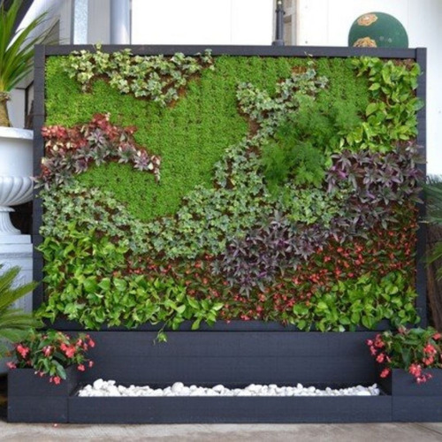 Follaje Jardín Vertical Artificial 60x40 Cms. X 2 Unidades