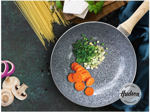 Imagen 9 de 10 de Sarten Ceramica Antiadherente Hudson 26 Cm Granito