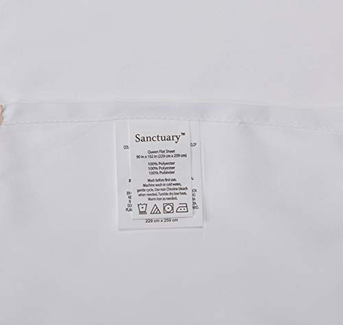 Juego De Sabanas Suaves Encaje De Ganchillo Queen Size 4 Pzs Blanco/rubor Liso