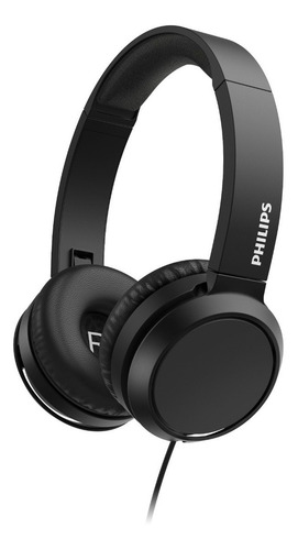 Audífonos Over Ear Alambrico M/libres Negro Philips Tah4105b