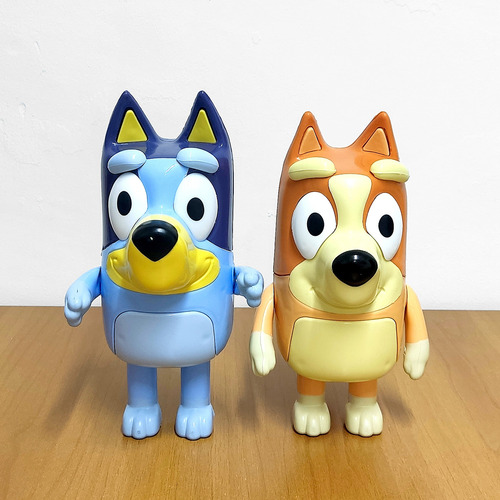 2 Bonecos Infantil Cachorrinhas Bingo E Bluey Elka