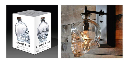 Imagen 9 de 10 de Vodka Crystal Head 1750ml Botellon En Estuche