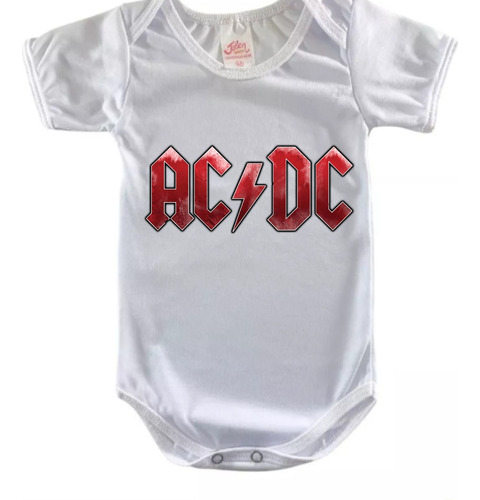 Body De Bebê Ac Dc Banda Rock Heavy Metal