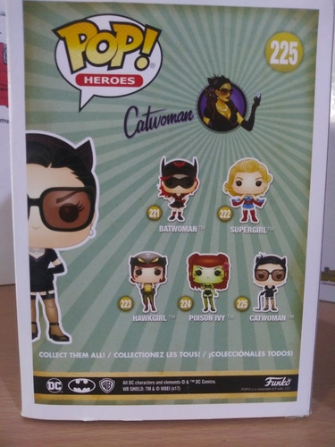 Funko Pop Catwoman (225) Dc Comics Bombshells Original