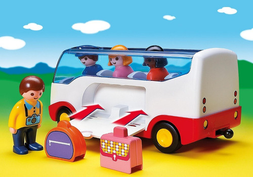 Imagen 4 de 7 de Playmobil 123 - Autobus Escolar Del Coach - 6773