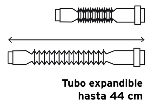 Imagen 2 de 6 de Céspol P/fregadero C/contracanasta Polipr 1-1/2' Foset 49506