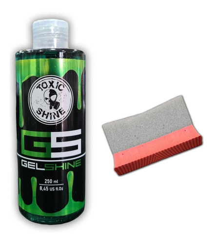 Imagen 1 de 8 de Toxic Shine Gel Shine 250ml Renovador Cubiertas + Aplicador