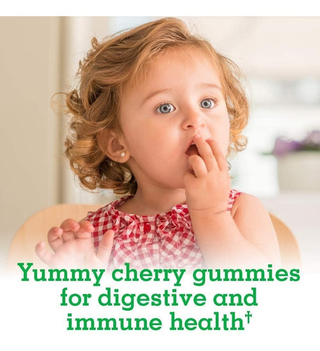 Probioticos Garden Of Life Niños Salud Digestiva Sin Azucar Sabor Cereza