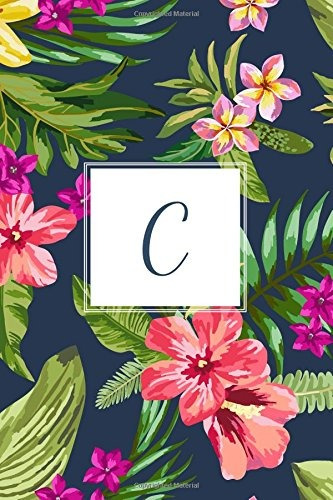 C Tropical Floral, 150 Pages, 6r X 9r (gifts For Women, Teen