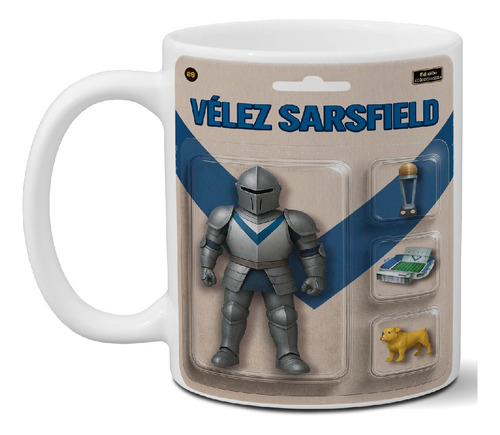 Taza De Cerámica - Velez Sarsfield - Juguete - Exclusiva Blanco Velez