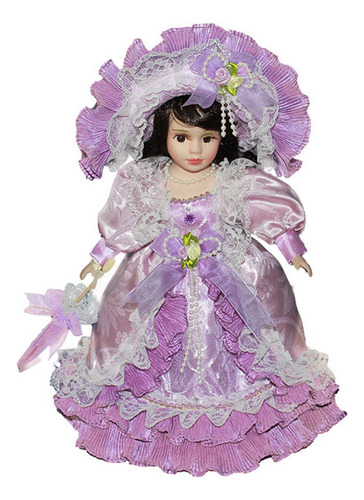 Muñecas De Porcelana Para Niñas, Elegantes Figuras De Cerámi