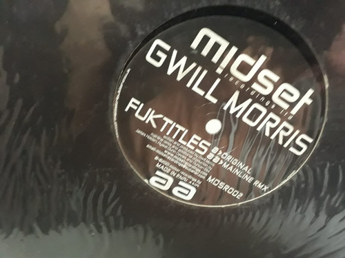 Vinilo Maxi Tecno House - Gwill Morris - Fuktitles